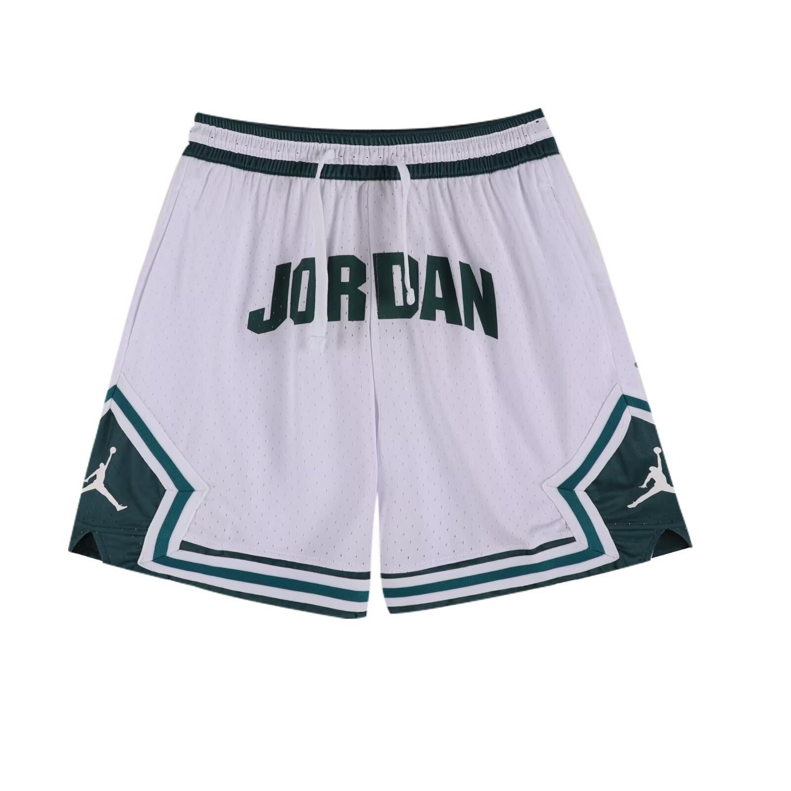 מכנסי ג'ורדן – לבן (כיתוב שחור)